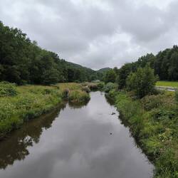 Mulde an der Silberwäsche