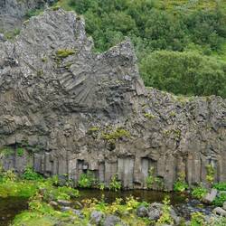 Spannende Basaltsäulen