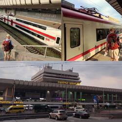 Brutalist Tbilisi train station makes me very happy