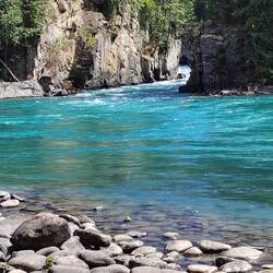 Relaxen am Ufer des Fraser River