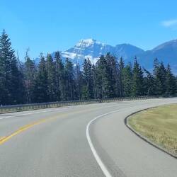 Mount Robson schon zu sehen