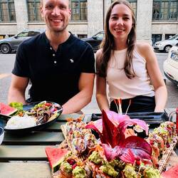 Noch'n typisch bayerisches Schmankerl am Abend vor der Abfahrt😜