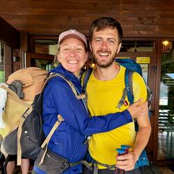 Josefine & Ovi sind mir heute wieder mehrmals über den Weg gelaufen. 😍