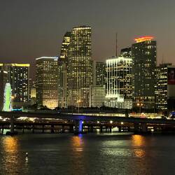 We sail away from Miami on the Oceania Regatta