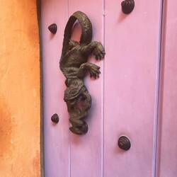 Look at that door knocker!