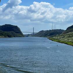 Through the Culebra Cut to the Centennial Bridge