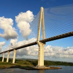 The Atlantic Bridge over in Panama Canal, completed in 2019