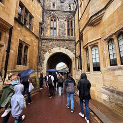 Heading to St George's Cathedral