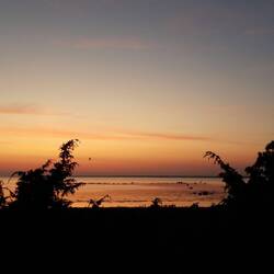 Auch nachts um 11 mit Blick aus dem Bett