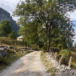 Start der Wanderung