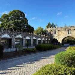 The gate to Negreira. What do you suppose were in those little spaces? Shops? Homes?