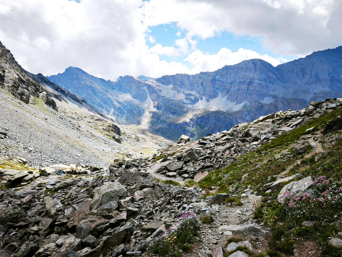 Am Eingang zum Buco di Viso