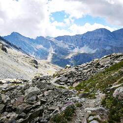 Am Eingang zum Buco di Viso