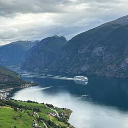 Naeroyfjord vom Aurlandsvangen Viewpoint