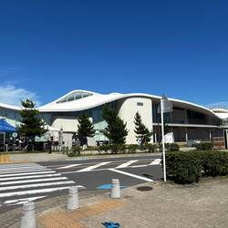 Enoshima Yacht Center that housed a restaurant, parts store, locker rooms, rooms for multiple uses