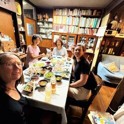 Masako's feast for us at dinner