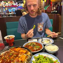 Amazed at the food options