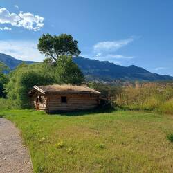 Ne alte verlassene Ranch.