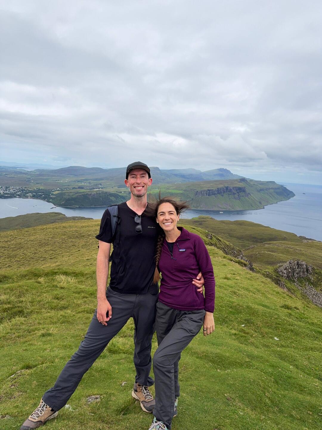 At the peak of Ben Tienavaig
