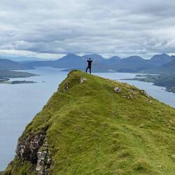 Chris at the top of the world again