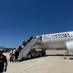 Departing Malaga