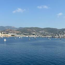Bodrum with the castle on the left hand side