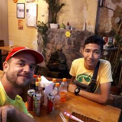 Coincidentally meeting a Malaysian friend
