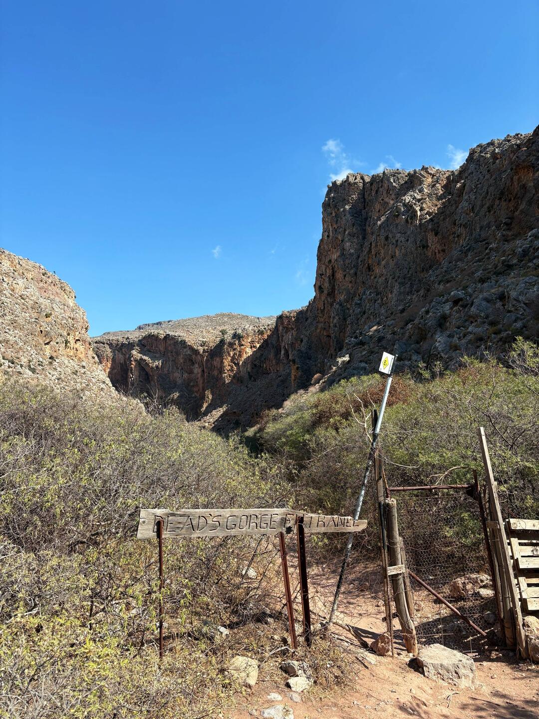 Dead's gorge - parce qu'il y a plein de morts enterrés (ça date)