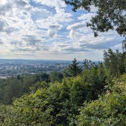 Leicht nach rechts ..