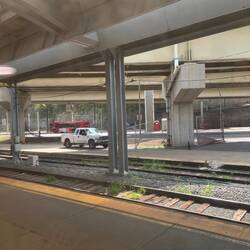 The Pittsburgh Amtrak station is a far-cry from the cavernous Union terminals in the main cities