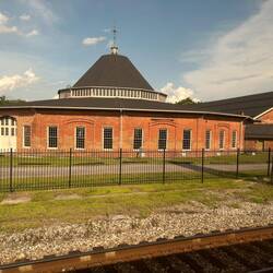 The Martinsburgh Locomotive Depot and Roundhouse, with a famous Civil War story