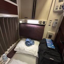 The Roomette cabin is very similar to that seen in Australia on the Indian Pacific or Ghan trains