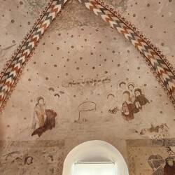 The drawings were ancient that had been covered in the reformation.
