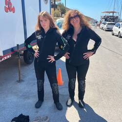 Black widow poses