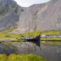 Und das Wikinger Kulissen Dorf