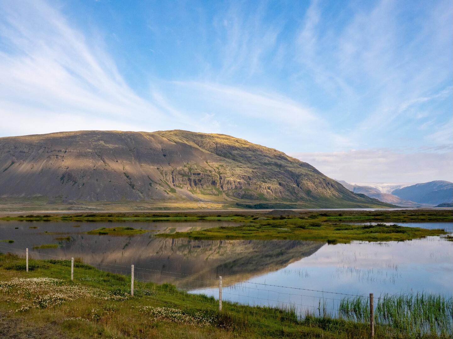 Auf dem Weg zur Lagune, dass Wetter passt