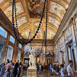 The ceilings and walls