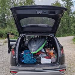 Mein lieblings Back-Pack ist ein SUV