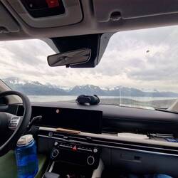 Sehr gut gepennt und mit dieser Aussicht aufgewacht