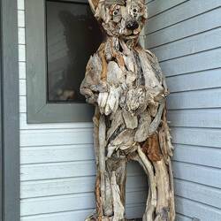 Vor Sophias Haustür ... aus Treibholz 👏👏