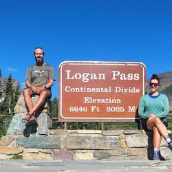 Nicht auf der offiziellen Rad-Route, aber dafür näher an der Continental Divide: der Logan Pass