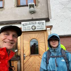 Heidelberger Hütte🇨🇭(2.260m) - wohl die einzige deutsch/österreichische Hütte auf Schweizer Gebiet