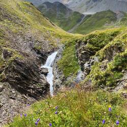 Wasserfall im Fimbatal