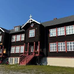 Alte Schule in Strand.