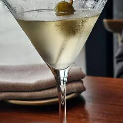 A very dirty Martini