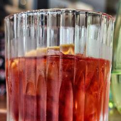 Ross' favourite, a classic Negroni