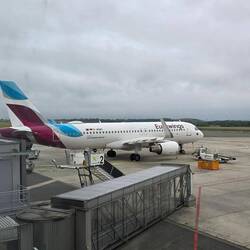 Geschafft... Unser Flieger