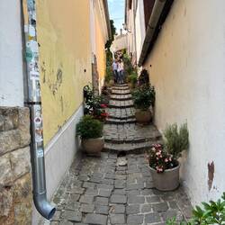 Very pretty steps at the Artisans village