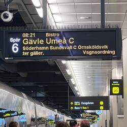Ganz schön was los auf meinen Bahnsteige