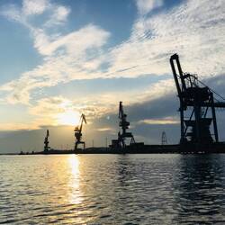 Verladequai für Eisenerz aus Gällivare und Kiruna